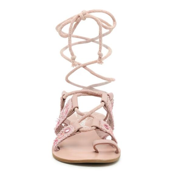 NWT Free People Mantra mirror pink sandals 8.5 - Picture 2 of 14